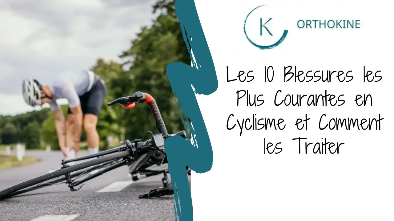 Les 10 blessures les plus courantes en cyclisme et comment les traiter